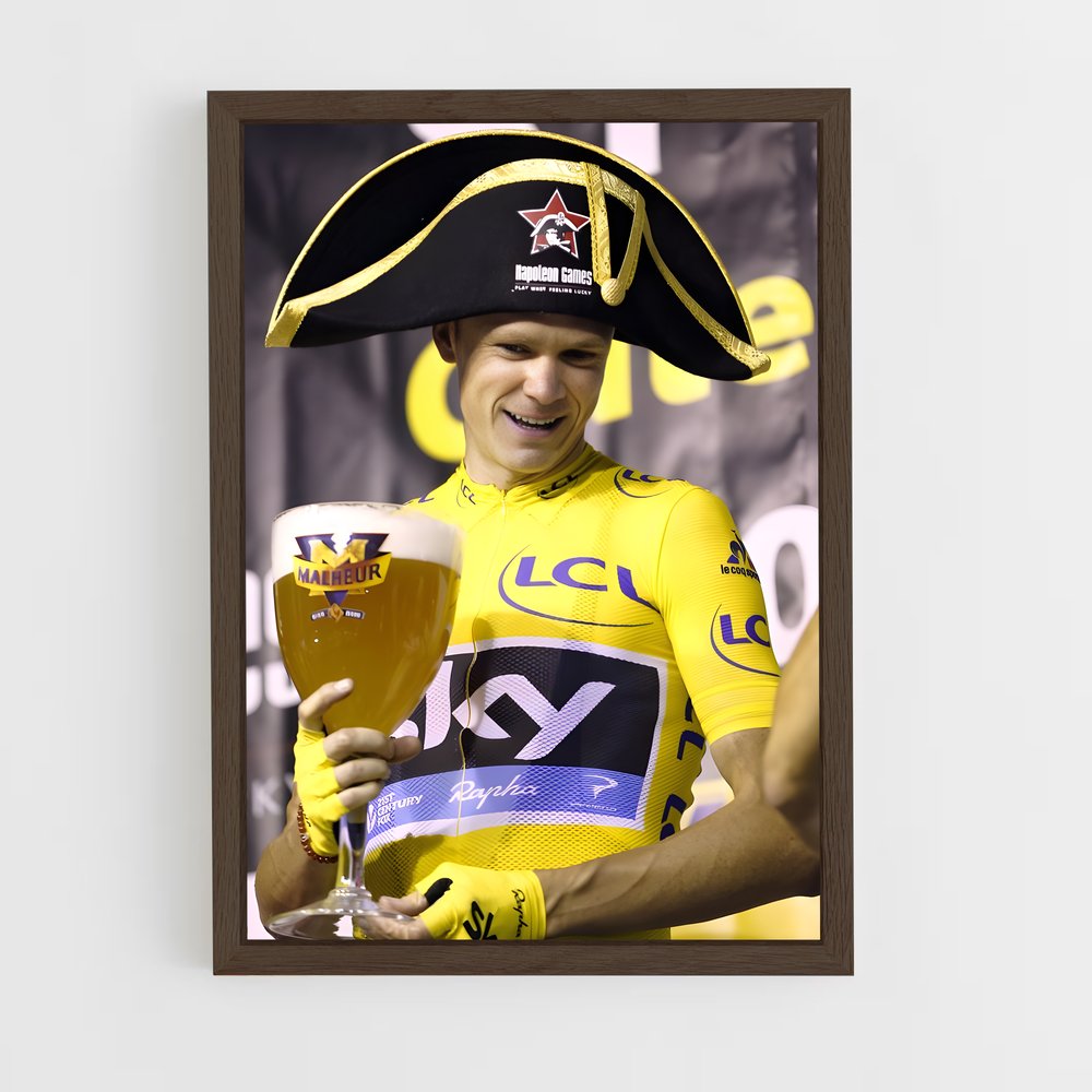 Poster Capitaine Froome – affiche Cyclisme (vue 5)